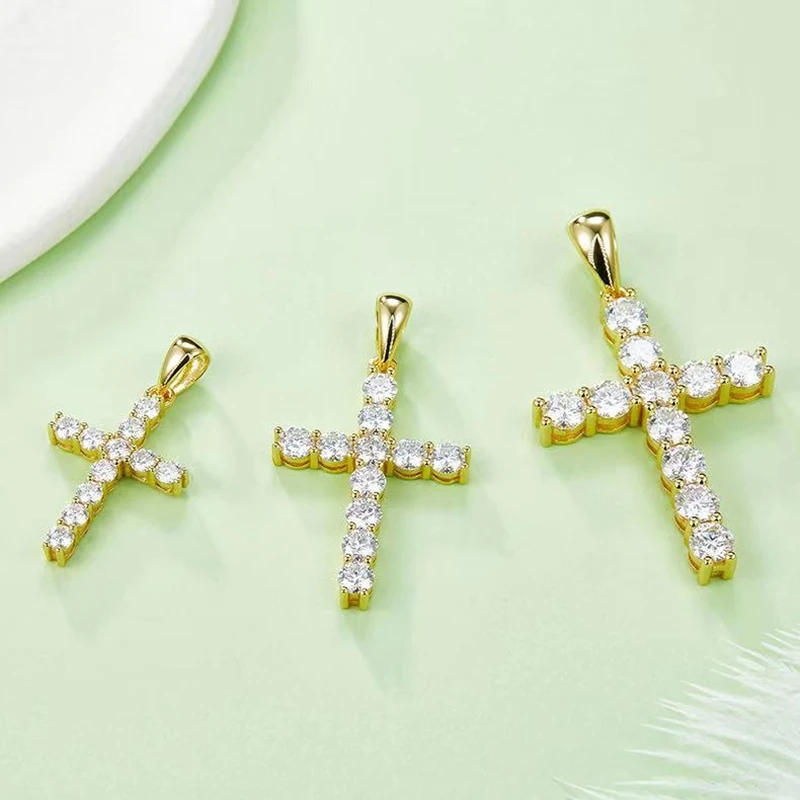 Cross 3mm vvs diamonds s925 chain diamond vvs pendants jewelry ladies necklace sterling silver 925 iced out pendant moissanite
Cross 3mm vvs diamonds s925 chain diamond vvs pendants jewelry ladies necklace sterling silver 925 iced out pendant moissanite