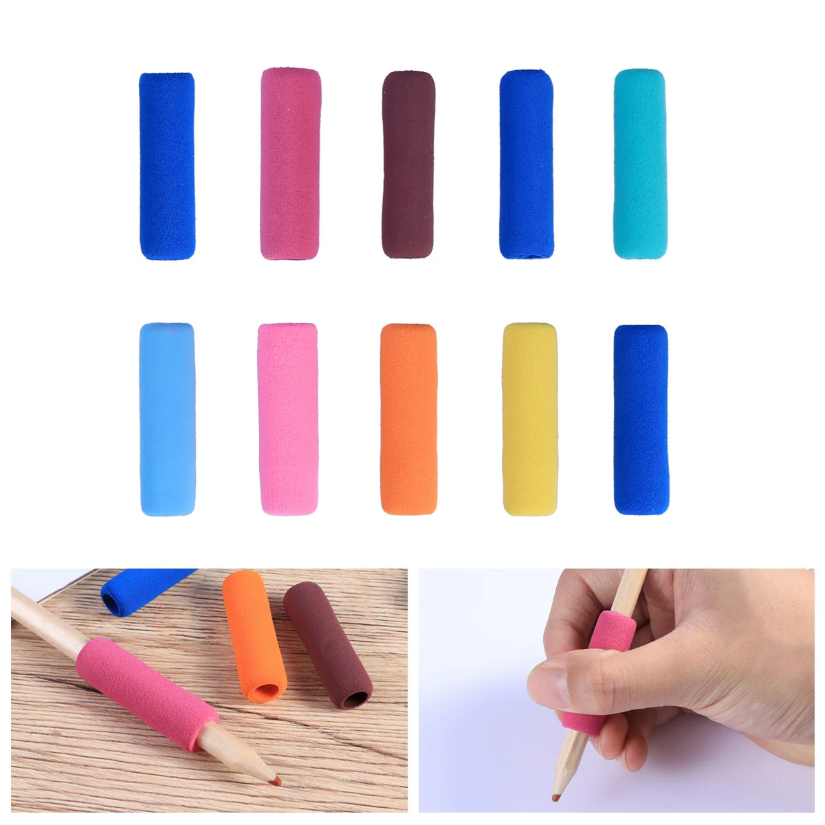 10pcs for Kids Non Skid Handwriting Preschool Silicone Pen Grippers Writing Drawing Finger Protector
10pcs for Kids Non Skid Handwriting Preschool Silicone Pen Grippers Writing Drawing Finger Protector