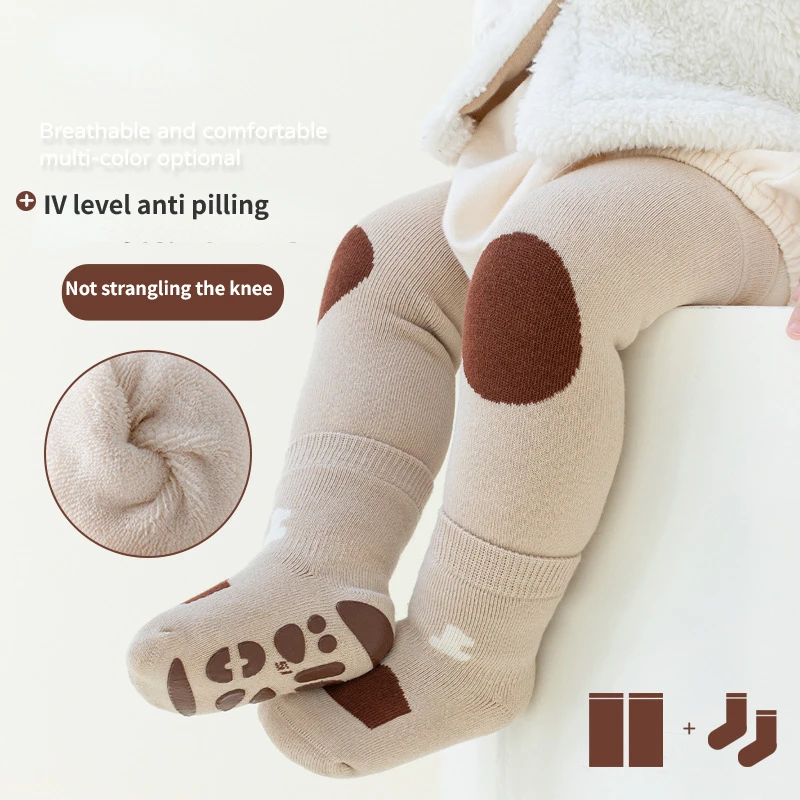2pcs Set Baby Socks Knee Pads Thickened Loops Warm Overknee Mid High Tube Children's Crawling Socks Anti Slip Long Sock Covers
2pcs Set Baby Socks Knee Pads Thickened Loops Warm Overknee Mid High Tube Children's Crawling Socks Anti Slip Long Sock Covers