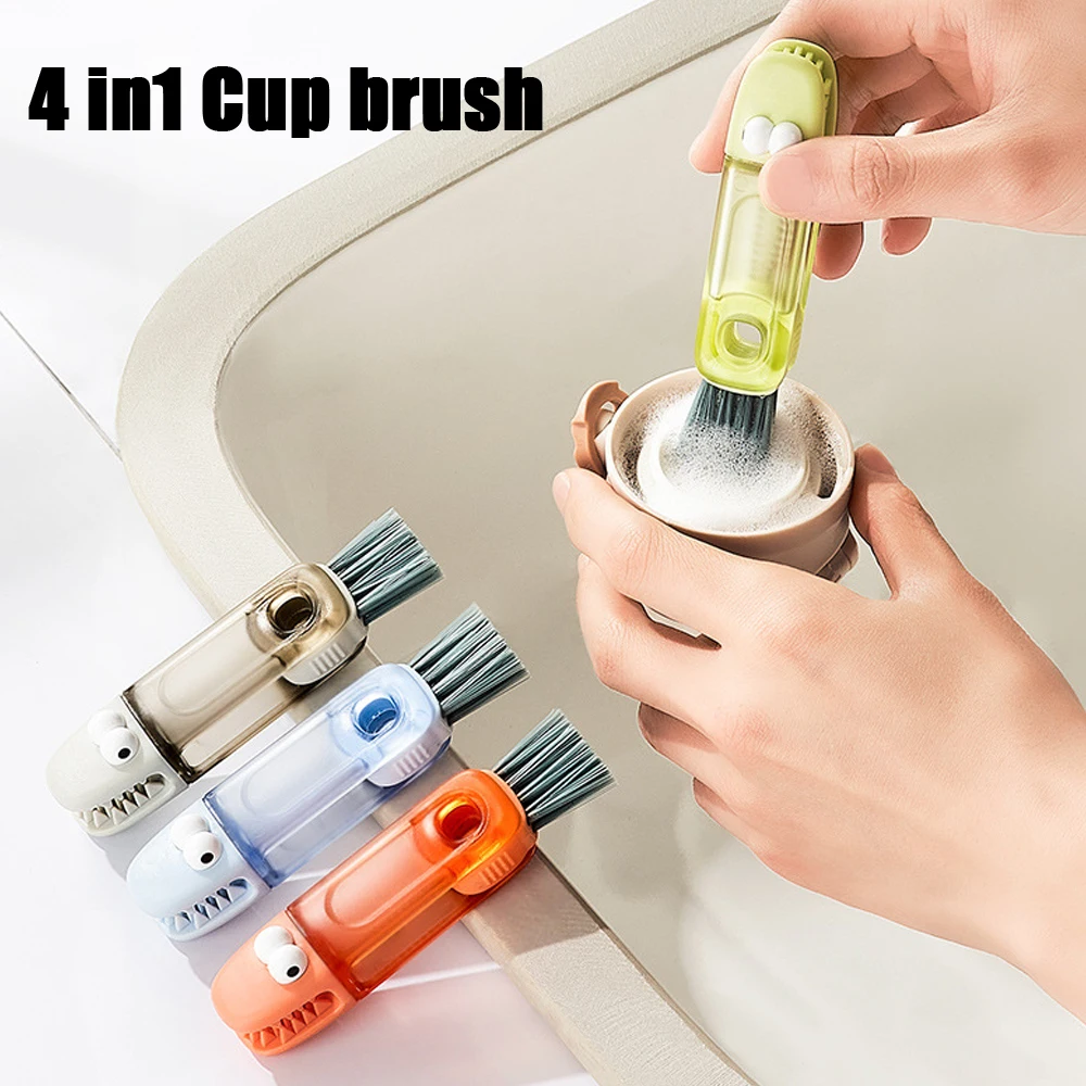 3-in-1 Cleaning Brush Water Bottle Lid Cleaning Brush Multi-Purpose U-Shaped Cup Crevice Silicone Kitchen Cleaner Tools
3-in-1 Cleaning Brush Water Bottle Lid Cleaning Brush Multi-Purpose U-Shaped Cup Crevice Silicone Kitchen Cleaner Tools