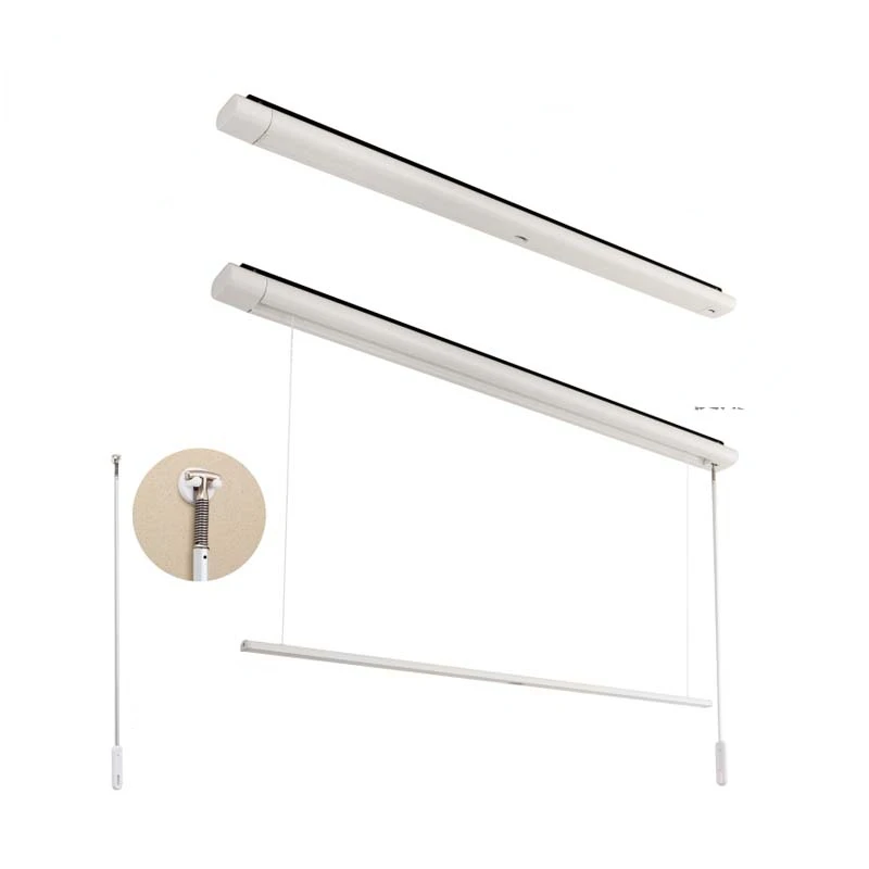 Indoor balcony lifting embedded clothes rack household telescopic clothes pole
Indoor balcony lifting embedded clothes rack household telescopic clothes pole