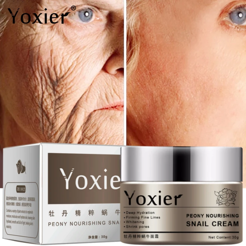 New Snail Essence Face Cream Moisturizer Hyaluronic Acid Anti-Aging Nourishing Collagen Essence Art Salon Women Skin Care Cream
New Snail Essence Face Cream Moisturizer Hyaluronic Acid Anti-Aging Nourishing Collagen Essence Art Salon Women Skin Care Cream
