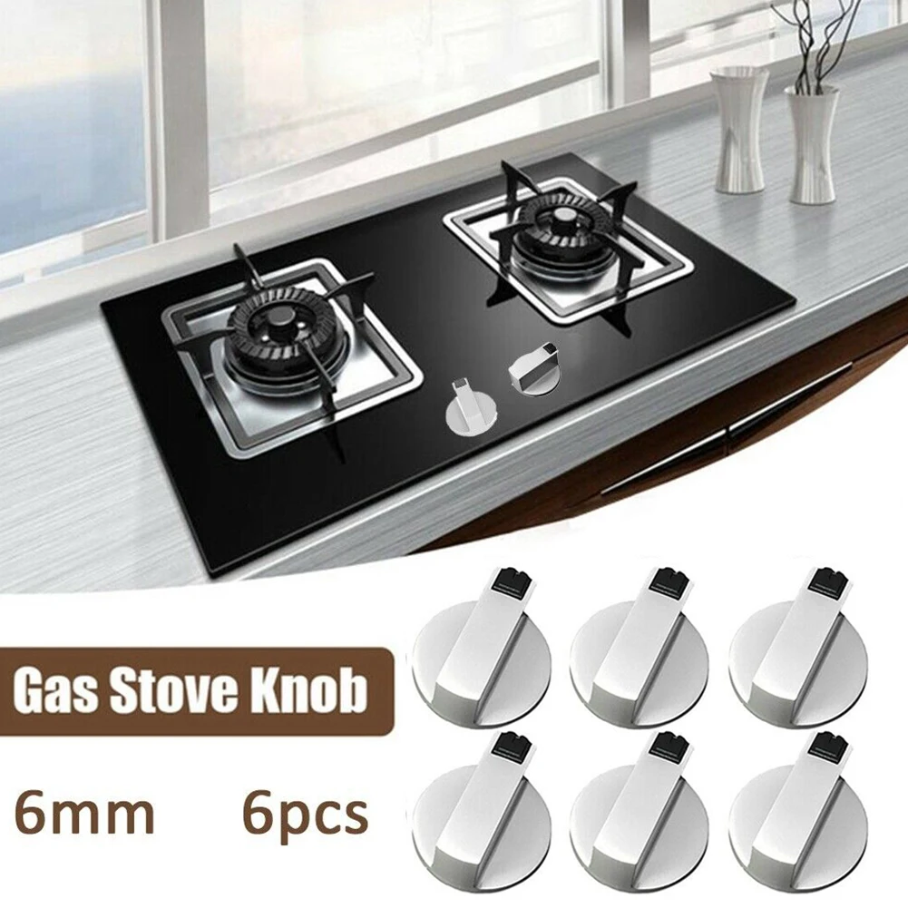 6PCS 6mm Silvery Stove Knobs Universal Oven Knob Stoves Cooker Set Kitchen Accessories For Gas Stove Home Replacem Supplies
6PCS 6mm Silvery Stove Knobs Universal Oven Knob Stoves Cooker Set Kitchen Accessories For Gas Stove Home Replacem Supplies