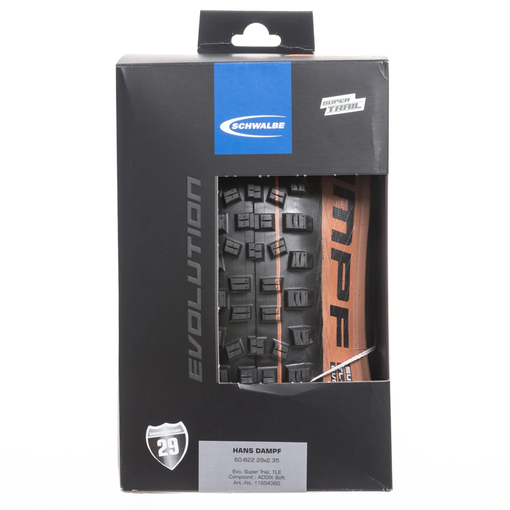 

29X2.35 HANS DAMPF SCHWALBE EVO SUPER TRAIL TLE ( TUBELESS ) ADDIX SOFT BROWN MOUNTAIN BIKE TIRE BICYCLE TYRE 60-622