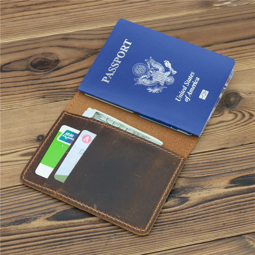 Leather Passport Cover Credit Card Holder Travel Wallet Men Vintage Cover on The Passport Case for Passports Travel Accessories
Leather Passport Cover Credit Card Holder Travel Wallet Men Vintage Cover on The Passport Case for Passports Travel Accessories