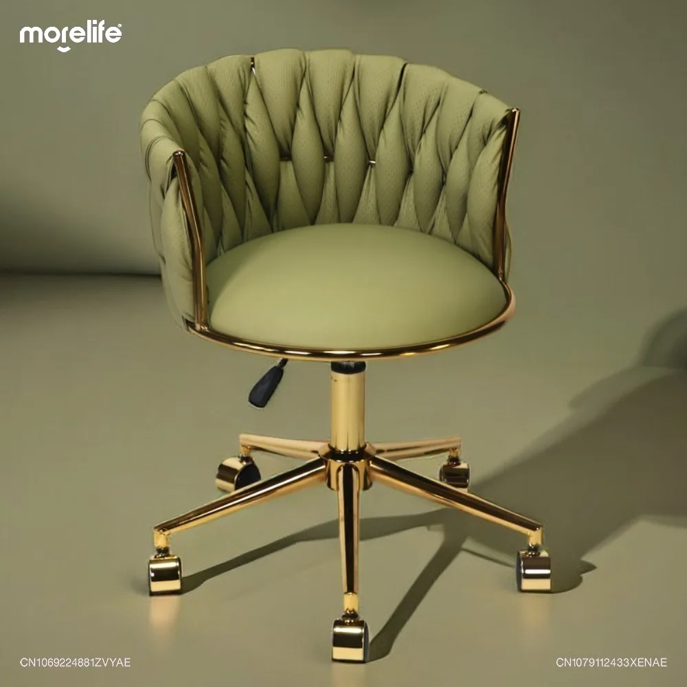 

Luxury Makeup Chairs Table Armchair Computer Desk Chair Modern minimalism Bedroom Dressing Stool Nordic Style Home Furniture K01