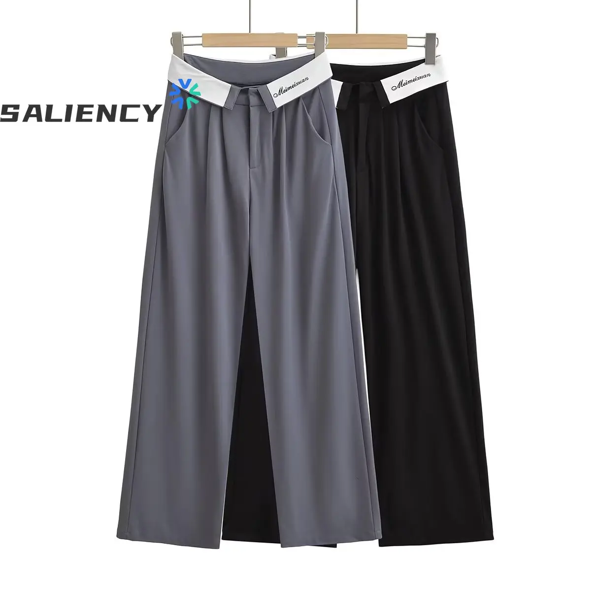 Брюки женские драпированные прямые с высокой талией, винтажные повседневные мешковатые штаны с цветными блокировками
Брюки женские драпированные прямые с высокой талией, винтажные повседневные мешковатые штаны с цветными блокировками