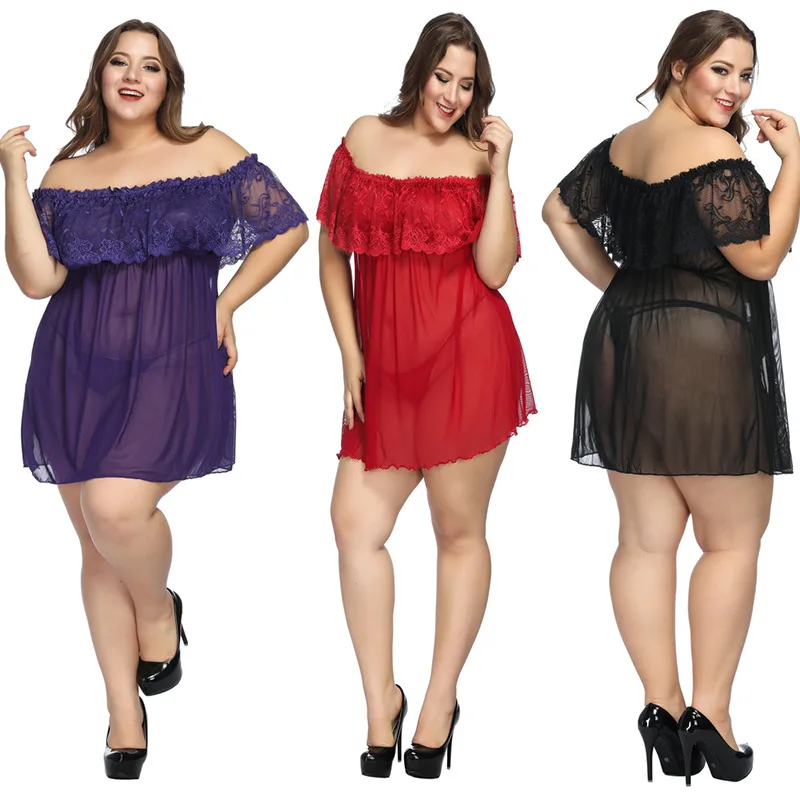 Sexy Plus Size Lingerie Women Erotic Babydoll Lace Hollow Pajamas Sexy Mujer Sexi Babydoll Lingerie Plus Size S-7XL
Sexy Plus Size Lingerie Women Erotic Babydoll Lace Hollow Pajamas Sexy Mujer Sexi Babydoll Lingerie Plus Size S-7XL