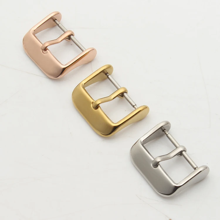 

Buckles Watch Stainless Steel Gold Silver Rose Gold 10mm 12mm 14mm 16mm 18mm 20mm 22mm Watchbands strap Clasps Belt buckle