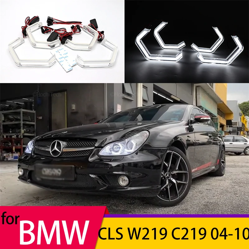 M4 Iconic Style LED Crystal Angel Eye Kit Eyes Kits for MERCEDES BENZ CLS W219 C219 2004-2010 Car Accessories
M4 Iconic Style LED Crystal Angel Eye Kit Eyes Kits for MERCEDES BENZ CLS W219 C219 2004-2010 Car Accessories