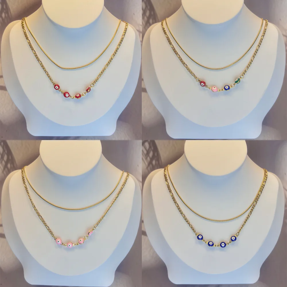 Fashion Temperament Vintage 18k Gold plating Titanium Steel Necklaces for women girl gift party Jewelry accessories
Fashion Temperament Vintage 18k Gold plating Titanium Steel Necklaces for women girl gift party Jewelry accessories