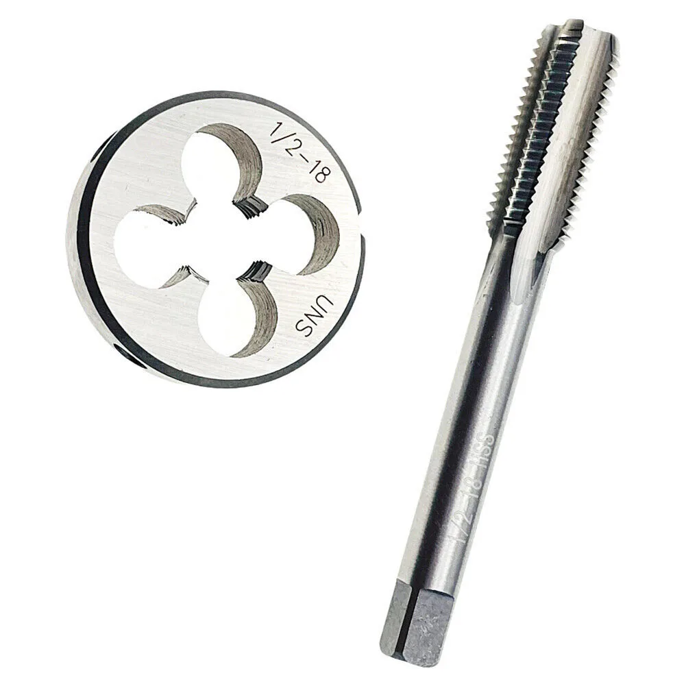 1/2-18 Tap And Die Set Right Hand HSS 1/2x18 Threaded Tap Die 1/2 - 18 Machine Plug Tap Screw Die Tap Drill Metal Tapping Tool
1/2-18 Tap And Die Set Right Hand HSS 1/2x18 Threaded Tap Die 1/2 - 18 Machine Plug Tap Screw Die Tap Drill Metal Tapping Tool