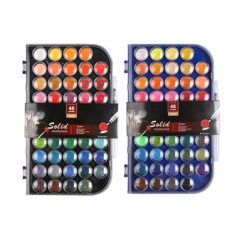 Practical Watercolor Paint Set 48 Colors Gouache Pigments Non Fading for DIY Art
Practical Watercolor Paint Set 48 Colors Gouache Pigments Non Fading for DIY Art