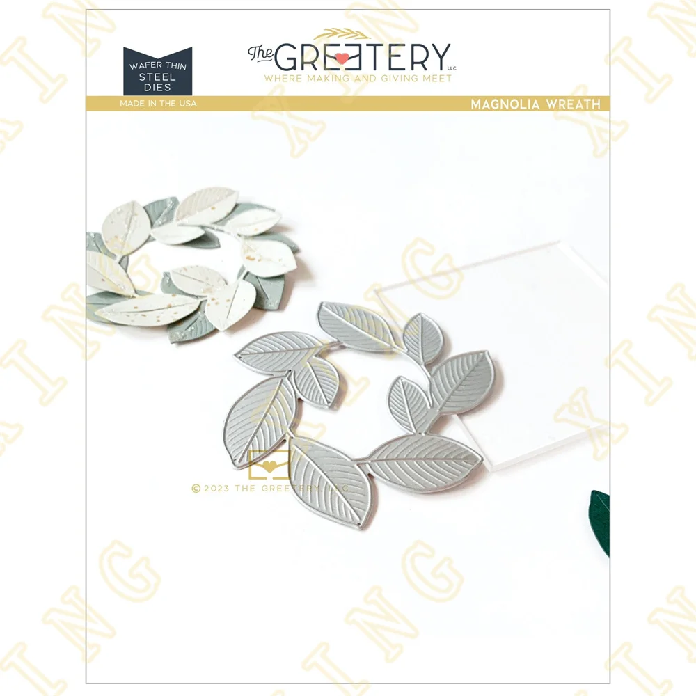 2024 New Magnolia Wreath Metal Cutting Dies Scrapbook Diary Decoration Stencil Embossing Template DIY Greeting Card Handmade 
2024 New Magnolia Wreath Metal Cutting Dies Scrapbook Diary Decoration Stencil Embossing Template DIY Greeting Card Handmade