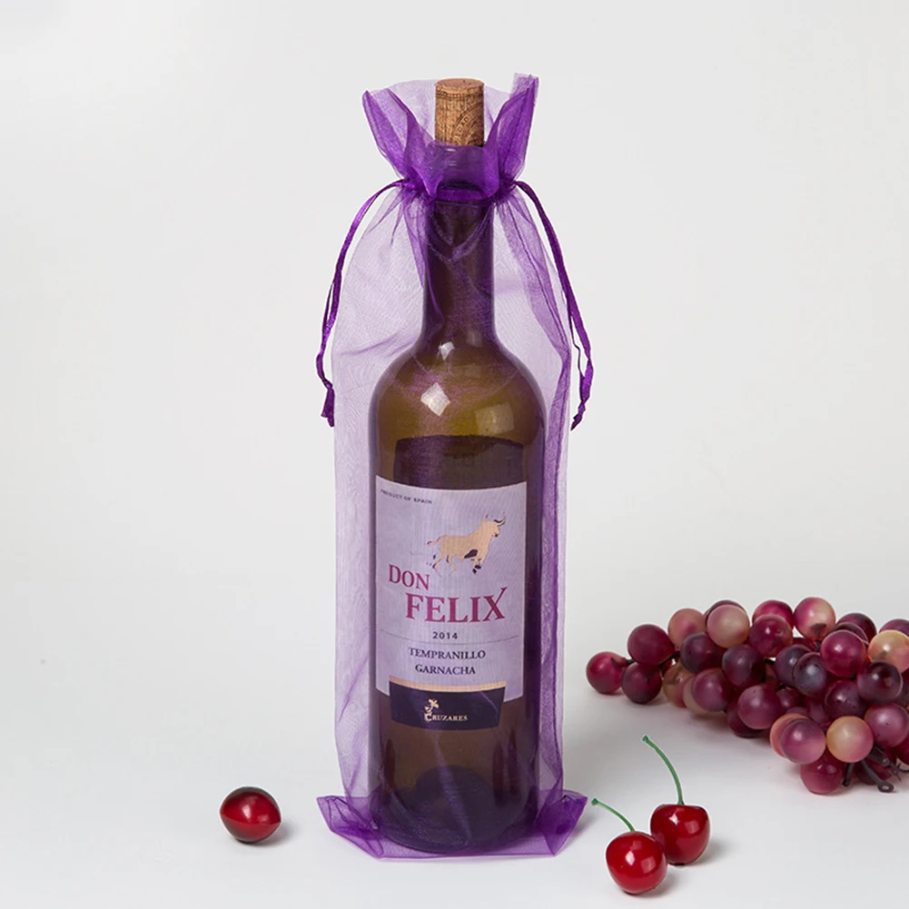 30 Pcs Sheer Organza Drawstring Wine Bottle Cover Wrap Gift Bags White Gold Olive Wedding Party Decoration Jewelry Gift Pouches
30 Pcs Sheer Organza Drawstring Wine Bottle Cover Wrap Gift Bags White Gold Olive Wedding Party Decoration Jewelry Gift Pouches