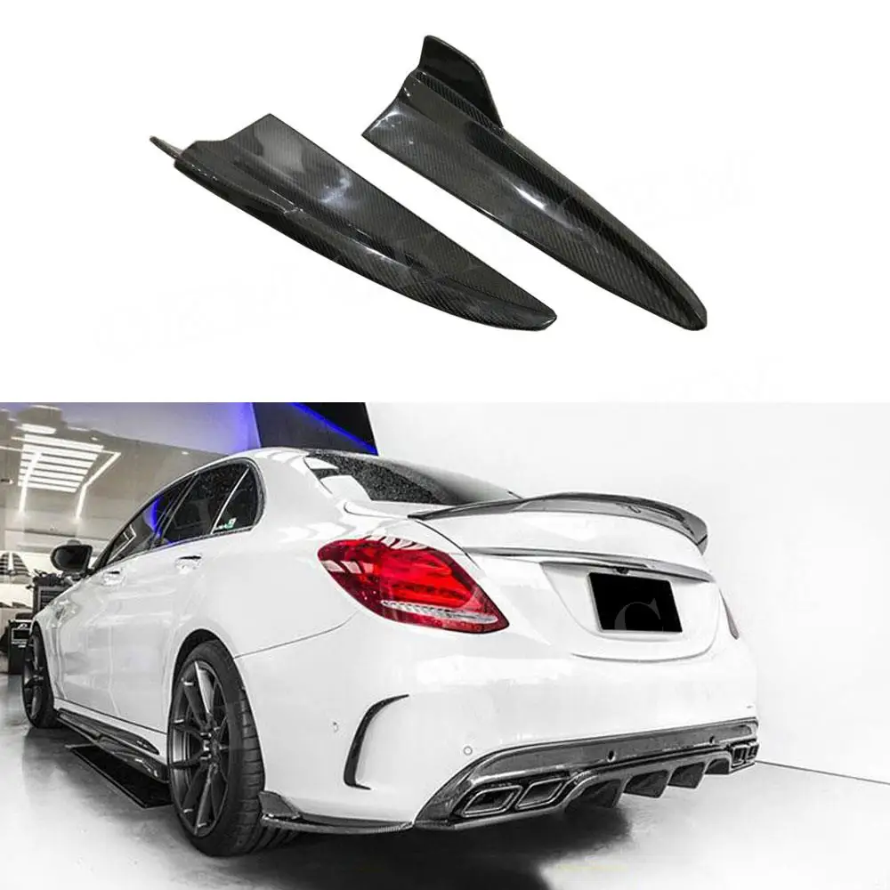 Carbon Fiber Material Rear Bumper Lip Splitters Flaps Apron For Mercedes Benz C Class W205 C205 C63 AMG Sedan 4 Door 2015-2019 
Carbon Fiber Material Rear Bumper Lip Splitters Flaps Apron For Mercedes Benz C Class W205 C205 C63 AMG Sedan 4 Door 2015-2019