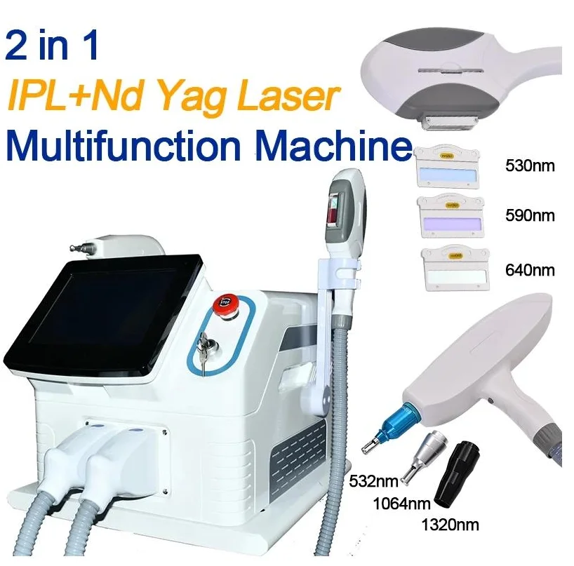 

HOT SELLING 2 In 1 Powerful Portable Ipl Sr Laser / Ipl Hair Removal Machines / Ipl Opt Sr For Hair And Skin Treatment