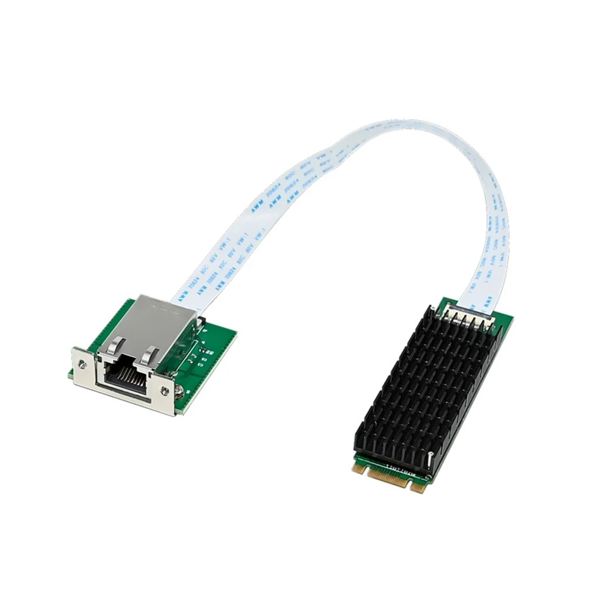 

M.2 B+M Single-Port 10GbE Network Card RJ45 Ethernet Network Adapter AQC107 Industrial Control Grade Server Network