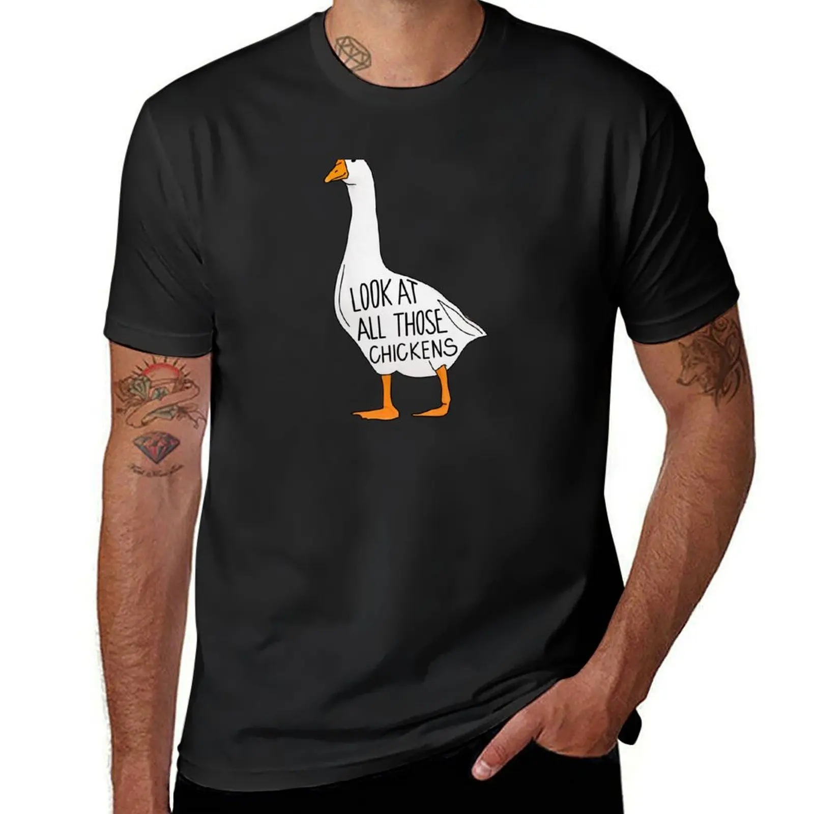 Look at all those chickenssss T-Shirt Short sleeve tee tees summer clothes anime clothes men clothing
Look at all those chickenssss T-Shirt Short sleeve tee tees summer clothes anime clothes men clothing
