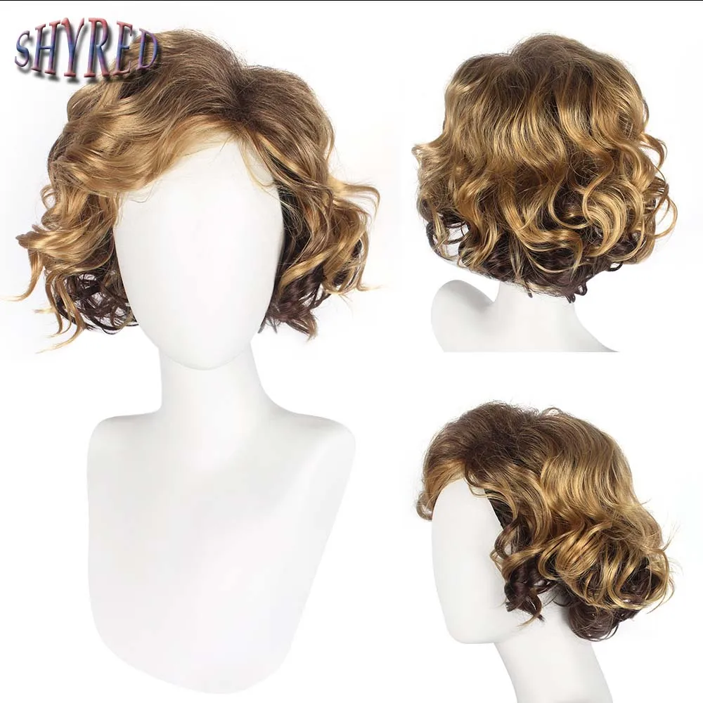 

Synthetic Wig Men Handsome Short Curly Hair Male Hair Fleeciness Realistic Wig For Male Daily Use Wig