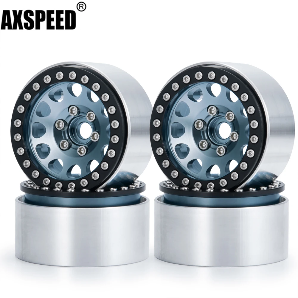 AXSPEED 4Pcs 1.9" Metal 30mm Beadlock Wheel Hub Rims For 1/10 Axial SCX10 90026 90046 D90 TRX4 RR10 Wraith RC Crawler Car Parts
AXSPEED 4Pcs 1.9" Metal 30mm Beadlock Wheel Hub Rims For 1/10 Axial SCX10 90026 90046 D90 TRX4 RR10 Wraith RC Crawler Car Parts