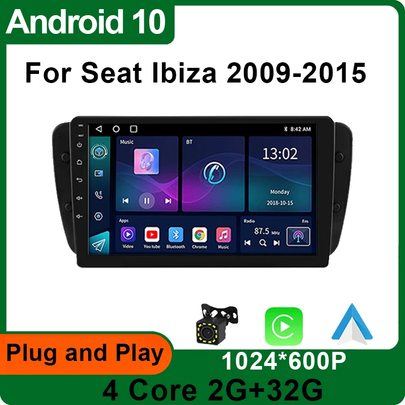 2 Din Android 10 Car Radio For Seat Ibiza 6j 2009 2010 2011 2012 2013 2014 2015 Multimedia Player GPS Carplay Auto 4G Stereo DVD
2 Din Android 10 Car Radio For Seat Ibiza 6j 2009 2010 2011 2012 2013 2014 2015 Multimedia Player GPS Carplay Auto 4G Stereo DVD
