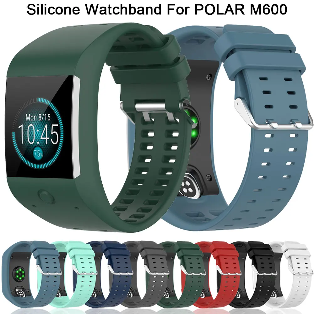 Ремешок силиконовый дышащий для смарт-часов Polar M600, мягкий спортивный сменный регулируемый браслет
Ремешок силиконовый дышащий для смарт-часов Polar M600, мягкий спортивный сменный регулируемый браслет