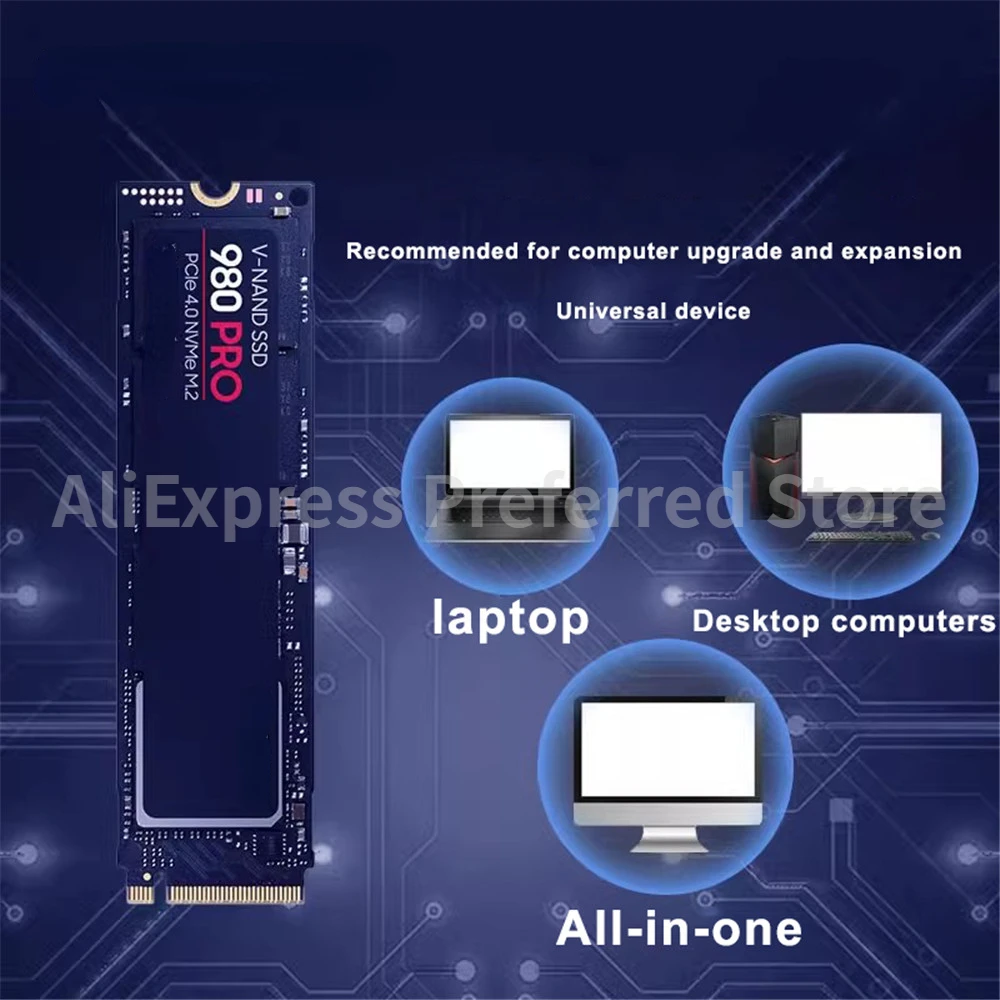 NVMe PS5 SSD 980 Pro with Heatsink PCIe 4.0X4 M.2 2280 Internal Solid State Drive 1TB 2TB Hard Disk for Laptop Mini PC Gaming
NVMe PS5 SSD 980 Pro with Heatsink PCIe 4.0X4 M.2 2280 Internal Solid State Drive 1TB 2TB Hard Disk for Laptop Mini PC Gaming