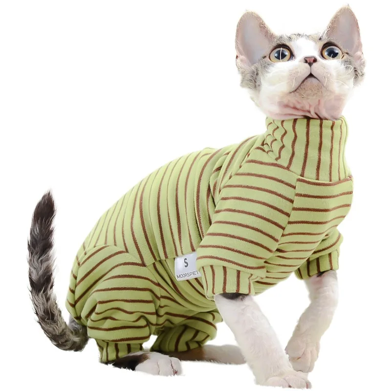 Hairless Cat Clothes Devinsfinx Cat Elastic Velvet Belly Protection Bottom Four Legged Sweater
Hairless Cat Clothes Devinsfinx Cat Elastic Velvet Belly Protection Bottom Four Legged Sweater