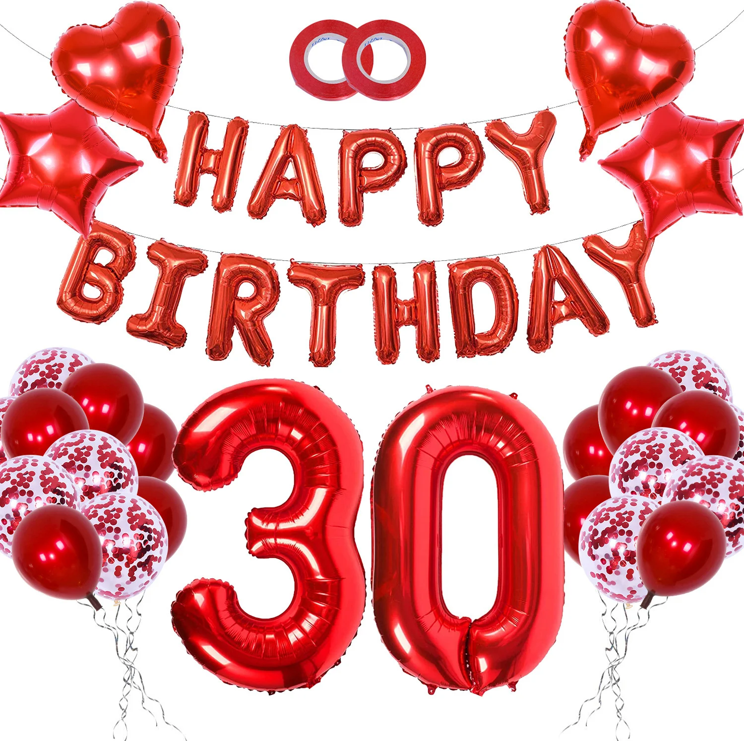 30th Birthday Party Decorative Balloons Set Gold Silver Blue Balloons Stars Floating Balloons Happy Birthday Balloons Wholesale 
30th Birthday Party Decorative Balloons Set Gold Silver Blue Balloons Stars Floating Balloons Happy Birthday Balloons Wholesale