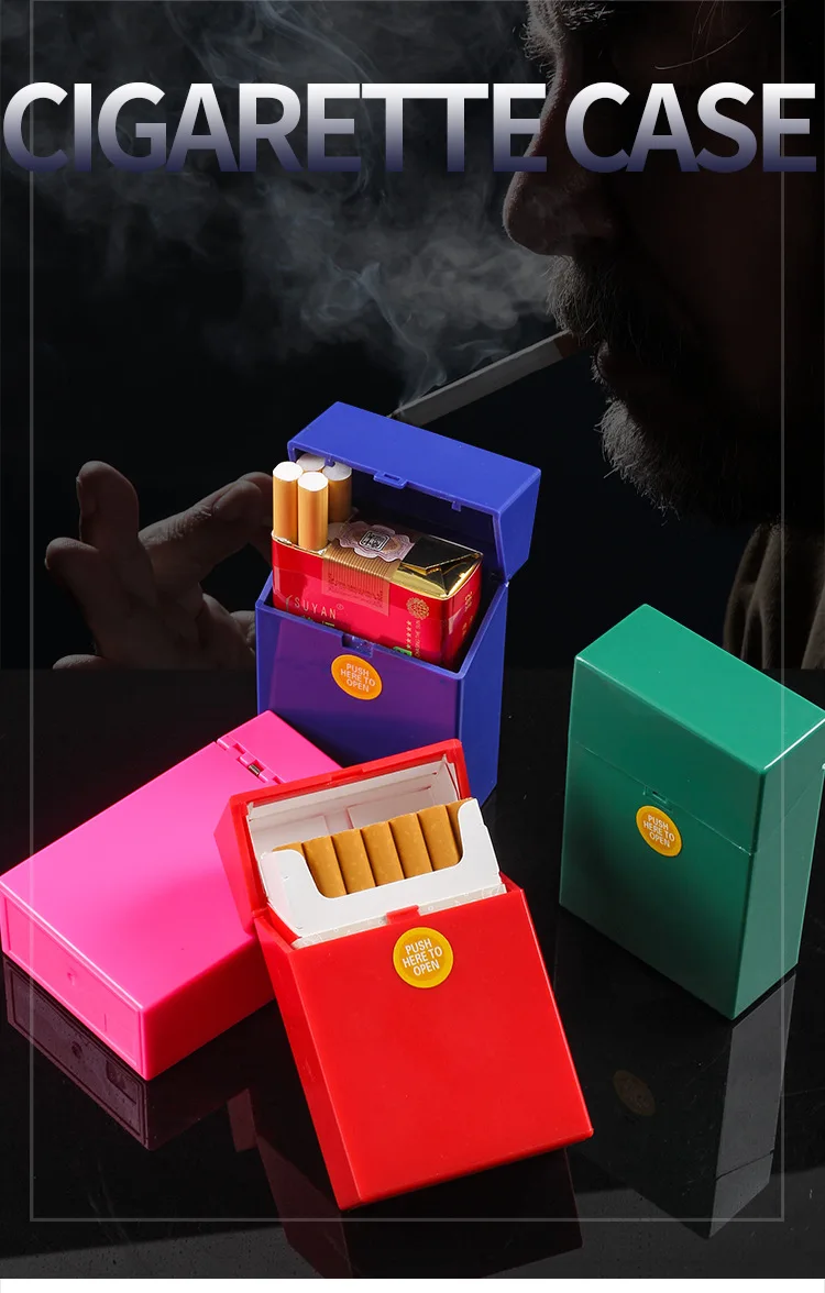 Tanio Papierośnica z 20 papierosami wewnętrzna klamra zewnętrzna klamra automatyczne sklep
