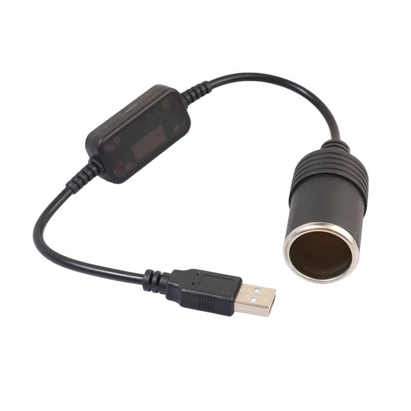 Кабель-переходник с разъемом USB 5 В на 12 В розетка для автомобильного прикуривателя
Кабель-переходник с разъемом USB 5 В на 12 В розетка для автомобильного прикуривателя