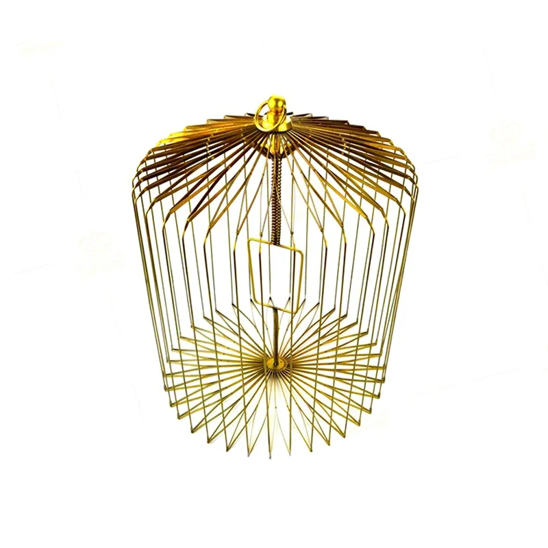 Gold Steel Appearing Bird Cage Dove Appearing Cage Stage Magic Tricks Magia Magie Magicians Prop Illusion Gimmick Tutorial
Gold Steel Appearing Bird Cage Dove Appearing Cage Stage Magic Tricks Magia Magie Magicians Prop Illusion Gimmick Tutorial