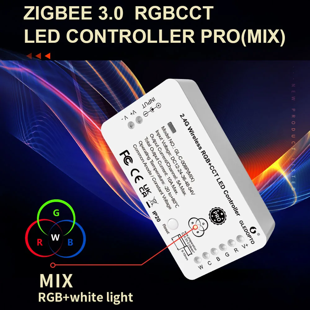 

Светодиодная лента ZigBee 3,0 Pro RGB + CCT, цвет белый, фотоконтроллер, разные цвета, домашнее управление, Alexa Tuya SmartThings App 2,4G, Радиочастотный пульт дистанционного управления