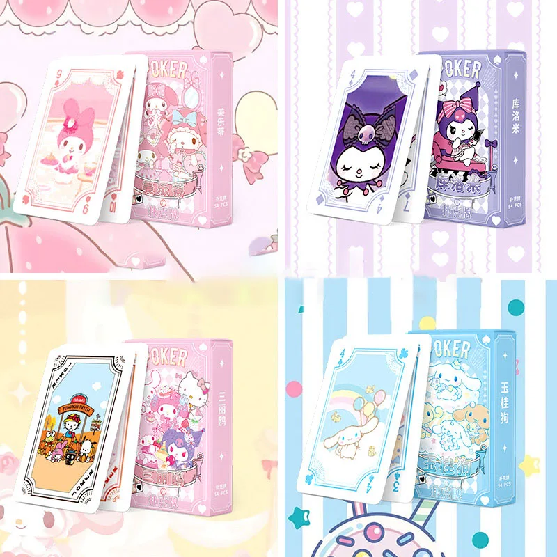 Cute Kawaii Cartoon Sanrioed My Melody Cinnamoroll Kuromi Hellokitty Kirby Playing Cards Game Collection Cards Gift Toys
Cute Kawaii Cartoon Sanrioed My Melody Cinnamoroll Kuromi Hellokitty Kirby Playing Cards Game Collection Cards Gift Toys