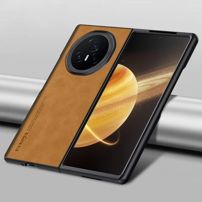 غطاء خلفي من جلد البولي يوريثان غير اللامع لهاتف Honor Magic V3 FCP-AN10 37 غطاء خلفي من جلد البولي يوريثان غير اللامع لهاتف Honor Magic V3 FCP-AN10