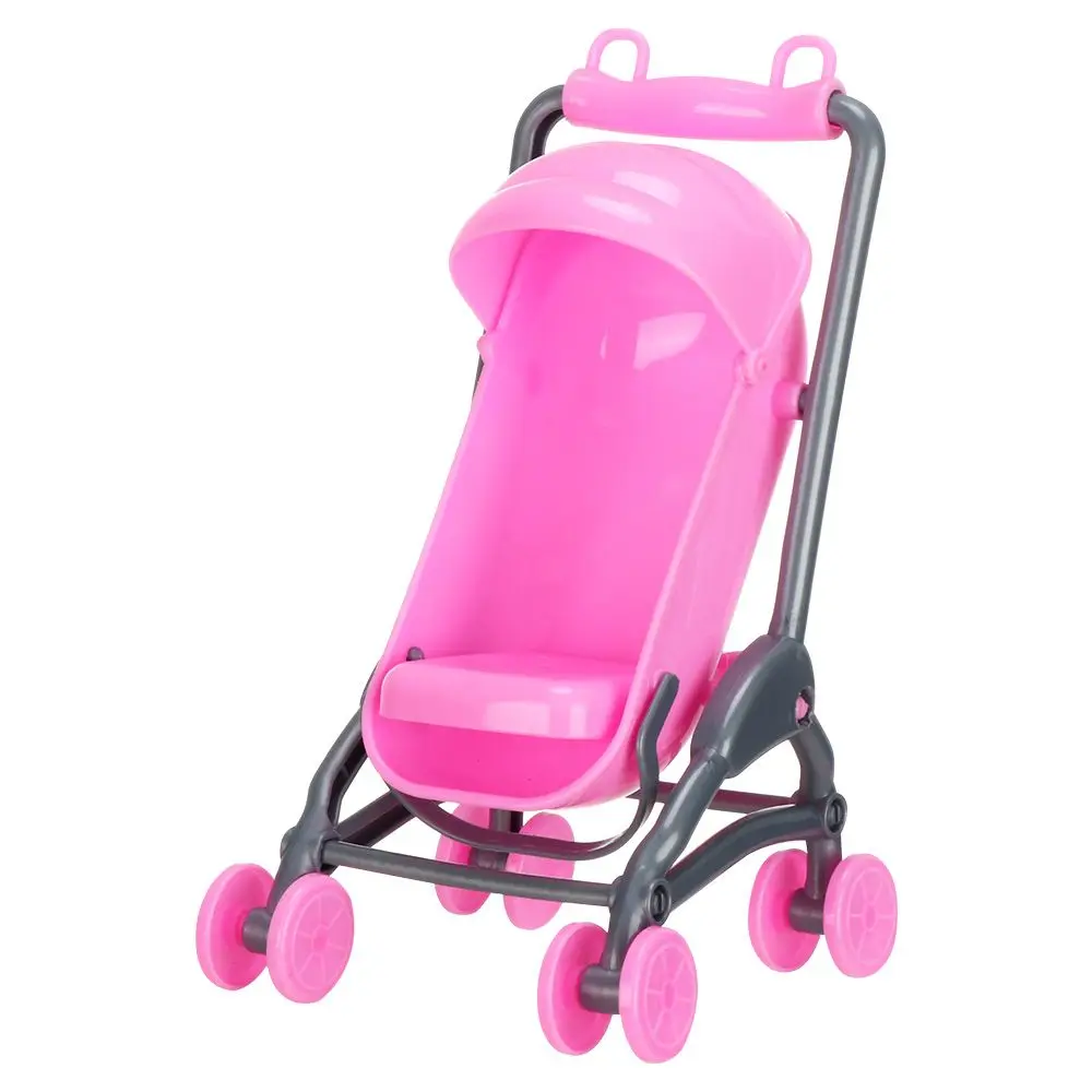 Cochecito de bebé para muñecas, casa de muñecas, barbies, accesorios, carro infantil, modelo de guardería, juguetes de juego para niñas Cochecito de bebé para muñecas, casa de muñecas, barbies, accesorios, carro infantil, modelo de guardería, juguetes de juego para niñas