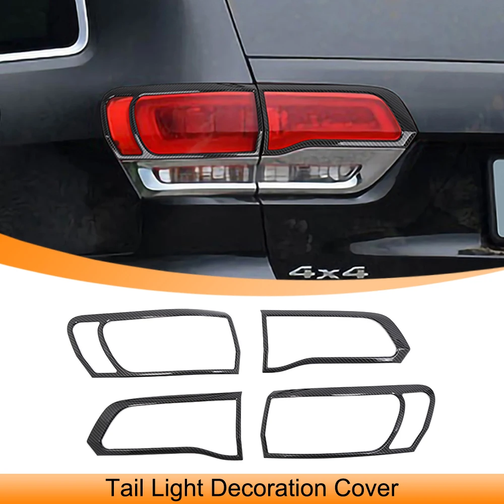 Car Rear Tail Light Lamp Decoration Frame Trim Stickers for Jeep Grand Cherokee 2014-2020 Taillight Cover Exterior Accessories 
Car Rear Tail Light Lamp Decoration Frame Trim Stickers for Jeep Grand Cherokee 2014-2020 Taillight Cover Exterior Accessories