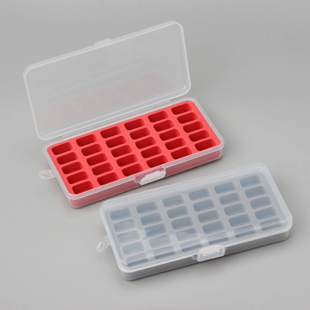 Efficient Grid Sewing Machine Bobbin Storage Box with Sponge Protects against Scratch and Dust Organizes Bobbins Perfectly
Efficient Grid Sewing Machine Bobbin Storage Box with Sponge Protects against Scratch and Dust Organizes Bobbins Perfectly
