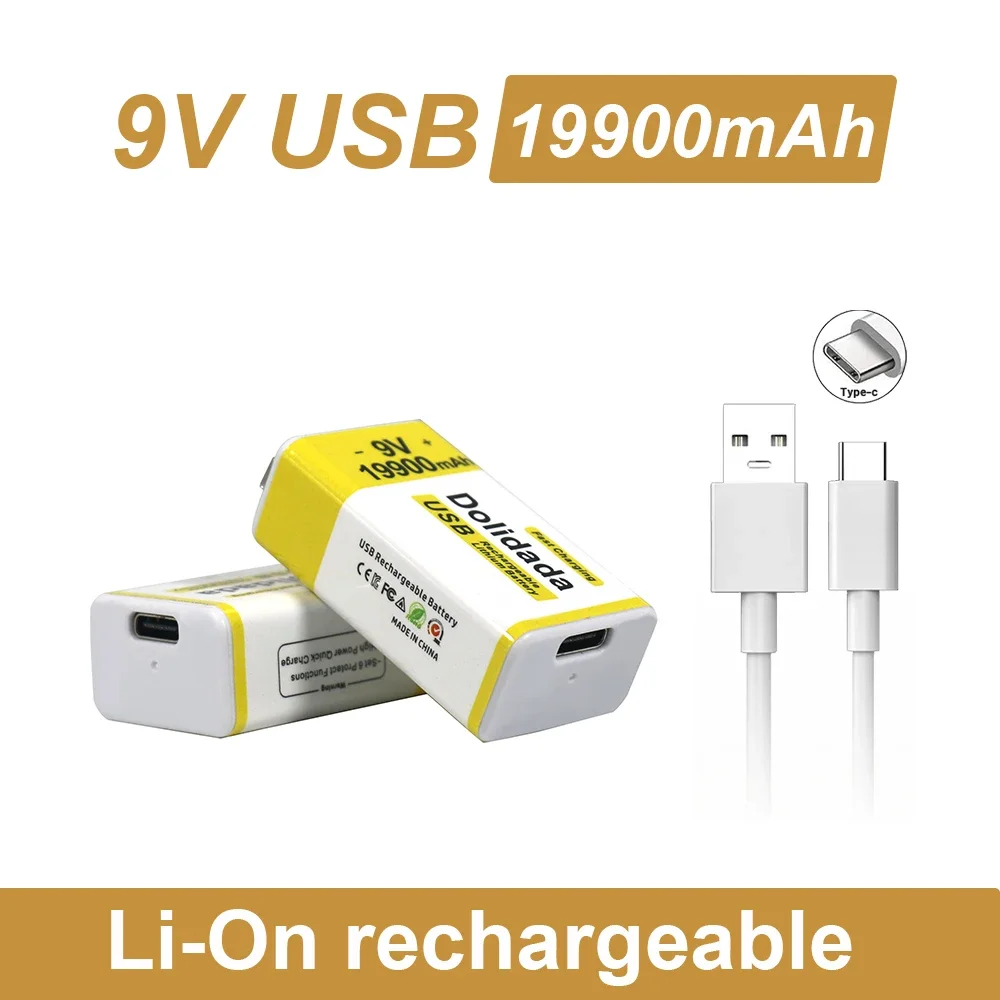 2023 Best-selling 100%New Original 9V 19900mAh+USB Fast Charging Line LI-ION Rechargeable Battery for Electric Fan Flashlight
2023 Best-selling 100%New Original 9V 19900mAh+USB Fast Charging Line LI-ION Rechargeable Battery for Electric Fan Flashlight