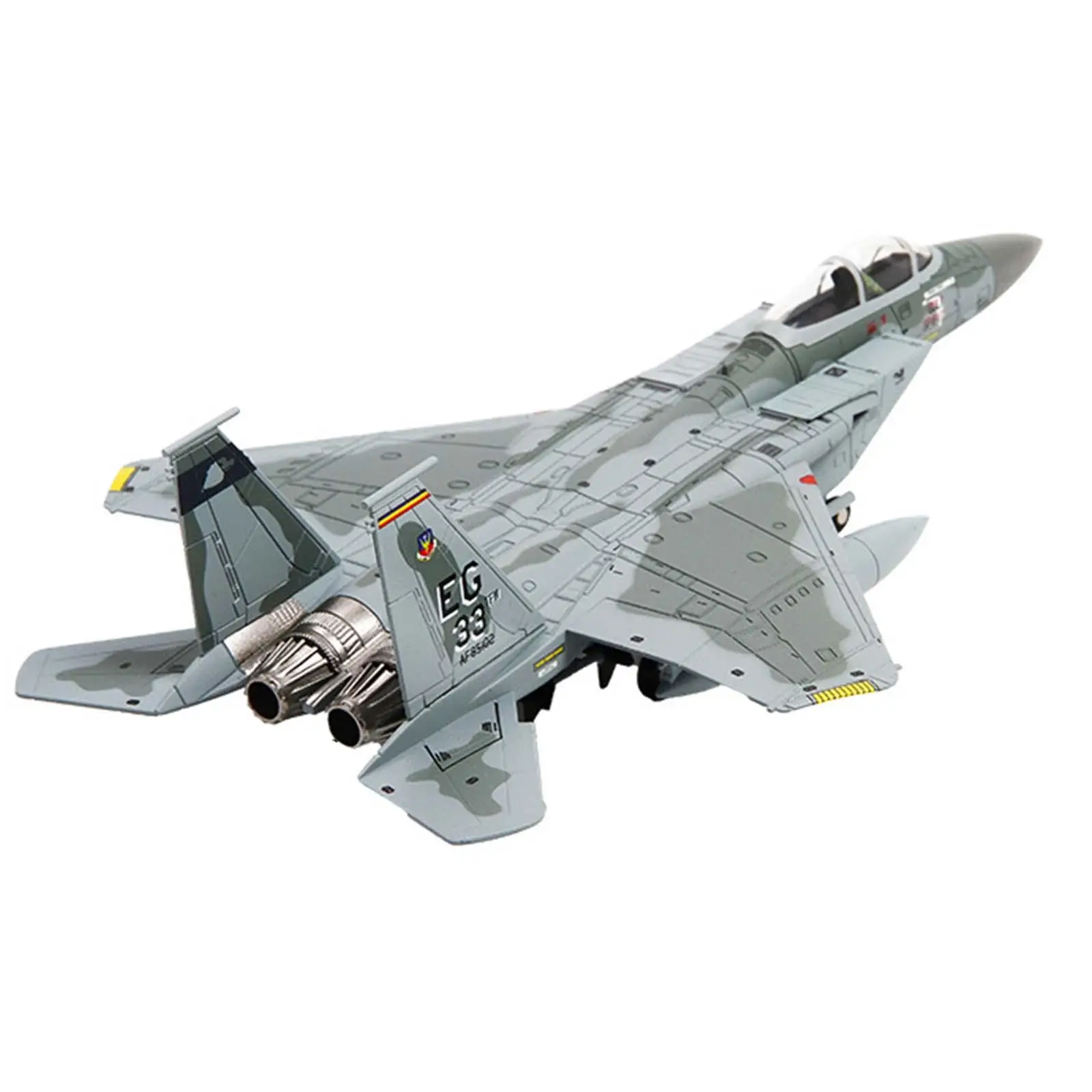 1: 100 F-15 Plane Model with Stand Diecast Plane Collection Aircraft Plane Model for Living Room Cafe Office Desktop Ornament
1: 100 F-15 Plane Model with Stand Diecast Plane Collection Aircraft Plane Model for Living Room Cafe Office Desktop Ornament