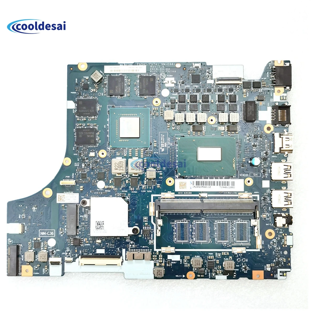 FG541/FG741 NM-C361 For Lenovo IdeaPad L340-17IRH Laptop Motherboard W I5-9300H GTX1650 4GB 5B20S44096 5B20S42306 NM-C361
FG541/FG741 NM-C361 For Lenovo IdeaPad L340-17IRH Laptop Motherboard W I5-9300H GTX1650 4GB 5B20S44096 5B20S42306 NM-C361