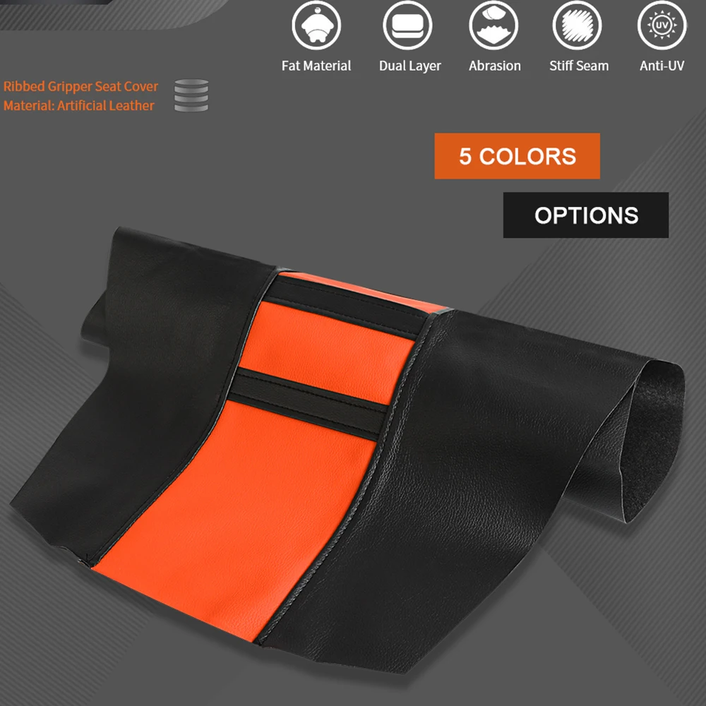 

Seat Cushion Waterproof Cover Gripper Rubber Seat Cover For SX XC EXC XC-W SX-F 125 150 250 300 350 450 500 dirt bike Enduro