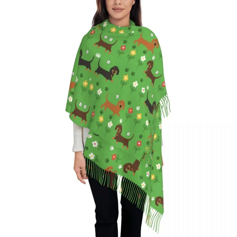 Personalized Print Dachshund Sausage Dog And Flowers Scarf Women Men Winter Warm Scarves Animal Wiener Badger Dogs Shawl Wrap
Personalized Print Dachshund Sausage Dog And Flowers Scarf Women Men Winter Warm Scarves Animal Wiener Badger Dogs Shawl Wrap