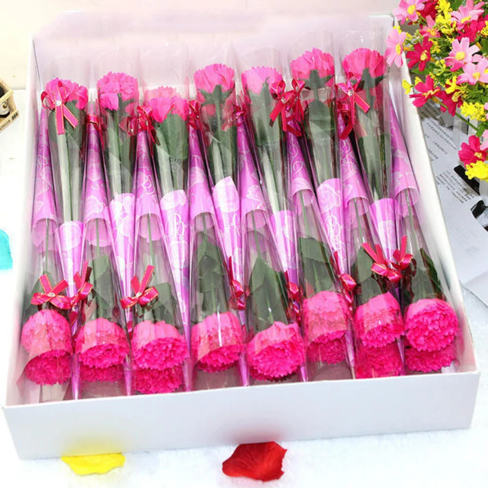 Soap Carnation Bouquet Mother'S Day Teacher'S Day Gift 5PC Single Flower Bouquet Scented Home Decoration Artificial Carnation
Soap Carnation Bouquet Mother'S Day Teacher'S Day Gift 5PC Single Flower Bouquet Scented Home Decoration Artificial Carnation