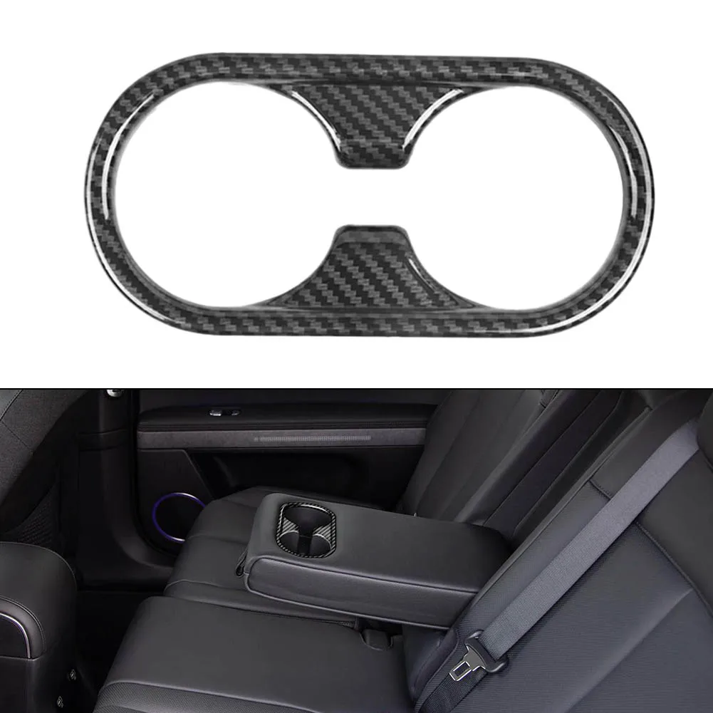 Carbon Fiber Style ABS Rear Water Cup Holder Cover Trim With A Carbon Fiber Textured Finish For Durable For Hyundai Ioniq5 2021+
Carbon Fiber Style ABS Rear Water Cup Holder Cover Trim With A Carbon Fiber Textured Finish For Durable For Hyundai Ioniq5 2021+