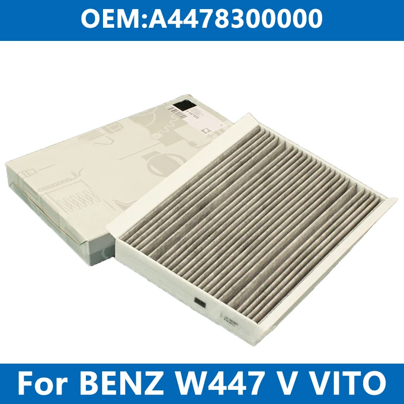 Car Cabin Filter Air Conditioner A4478300000 For Mercedes Benz W447 V200d CDI V220 V250 VITO Box Mixto Tourer 114 116 Activated
Car Cabin Filter Air Conditioner A4478300000 For Mercedes Benz W447 V200d CDI V220 V250 VITO Box Mixto Tourer 114 116 Activated