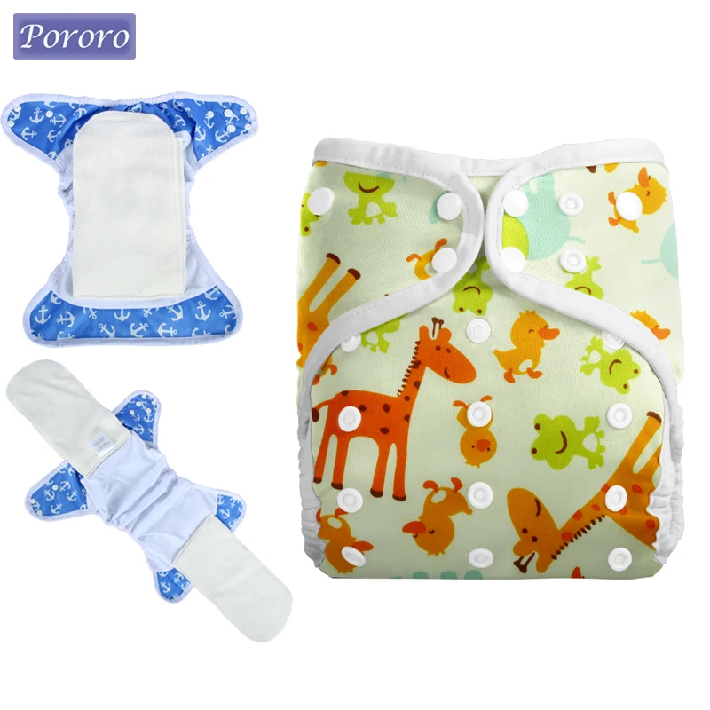 Baby Cloth Diaper Washable Reusable Cute Print Infant Nappy Eco-friendly All In One Diaper with 2 Inserts Fit 3-15kg Babies
Baby Cloth Diaper Washable Reusable Cute Print Infant Nappy Eco-friendly All In One Diaper with 2 Inserts Fit 3-15kg Babies
