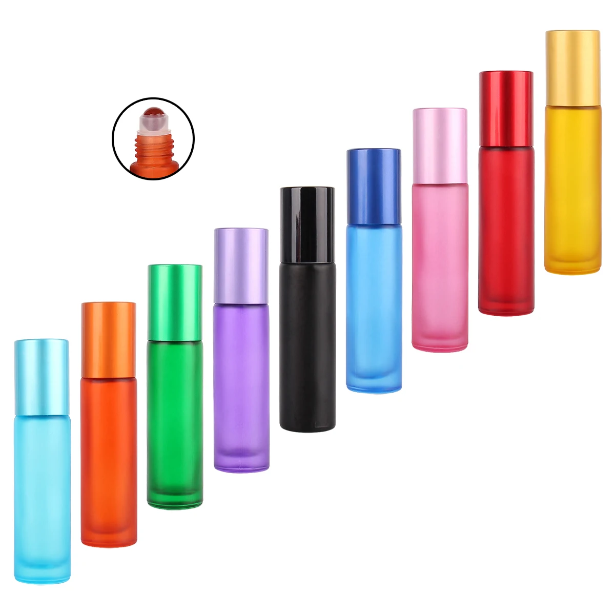 1 шт., пустая стеклянная бутылка для эфирных масел, 10 мл 
1 шт., пустая стеклянная бутылка для эфирных масел, 10 мл