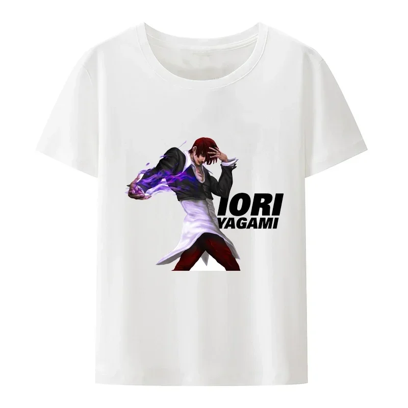 King of Fighters Game Character Iori Yagami T-shirts Korea Style Loose Printed T-shirt Top O-neck Casual Masculinas Print Tee 
King of Fighters Game Character Iori Yagami T-shirts Korea Style Loose Printed T-shirt Top O-neck Casual Masculinas Print Tee
